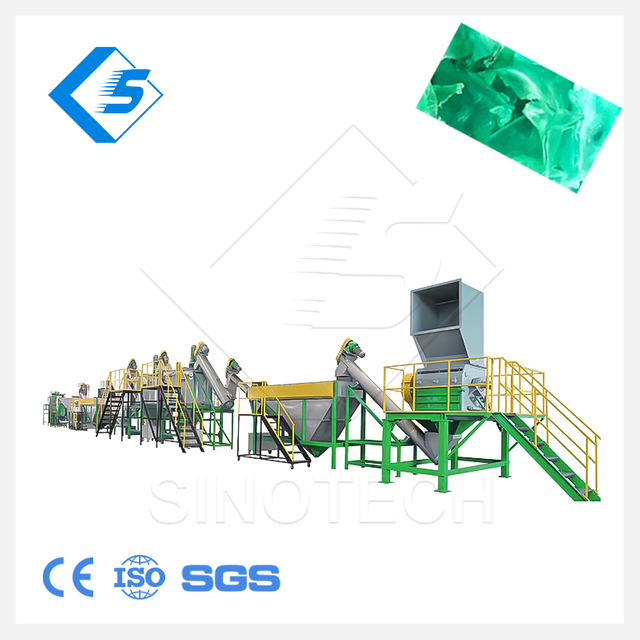 1000 kg/h PET-Flaschen-Recyclinglinie 