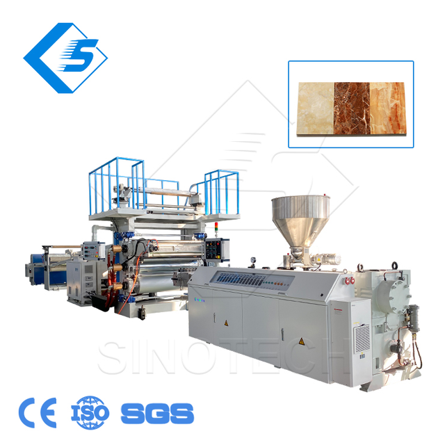 L&iacute;nea de extrusi&oacute;n de l&aacute;minas de m&aacute;rmol artificial de PVC Sinotech